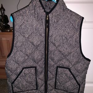 J. Crew Herringbone Vest